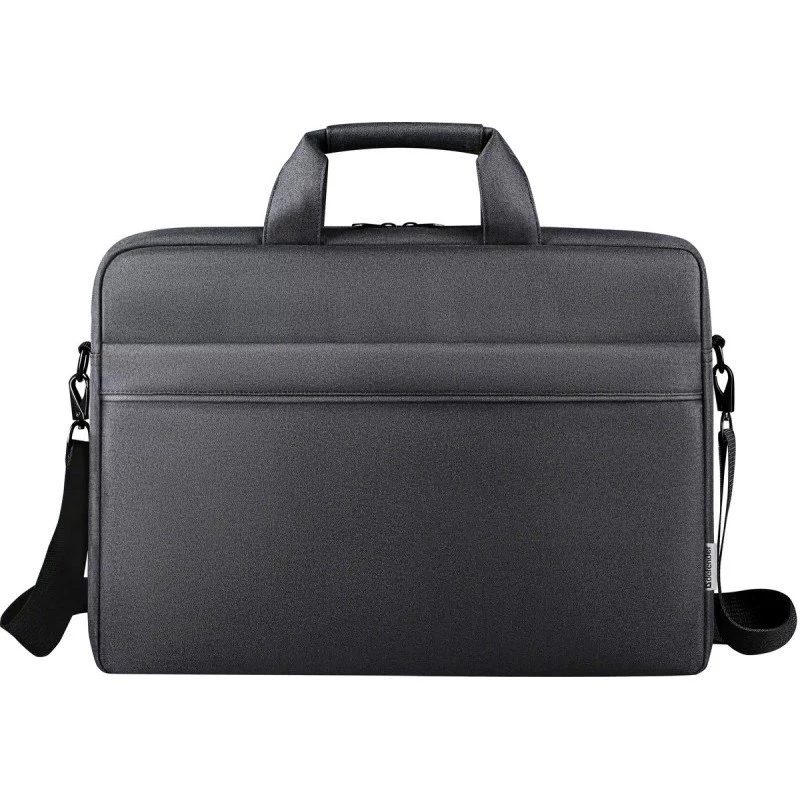 Mala para portátil DEFENDER FIRM 26123 para portáteis de 15,6 polegadas, poliuretano, preto, toploader, alça removível