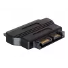 Adaptador SATA SATA 22 pinos macho SATA 13 pinos macho preto DeLOCK
