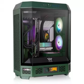The Tower 600, Caixa torre Verde-escuro, vidro temperado x 3