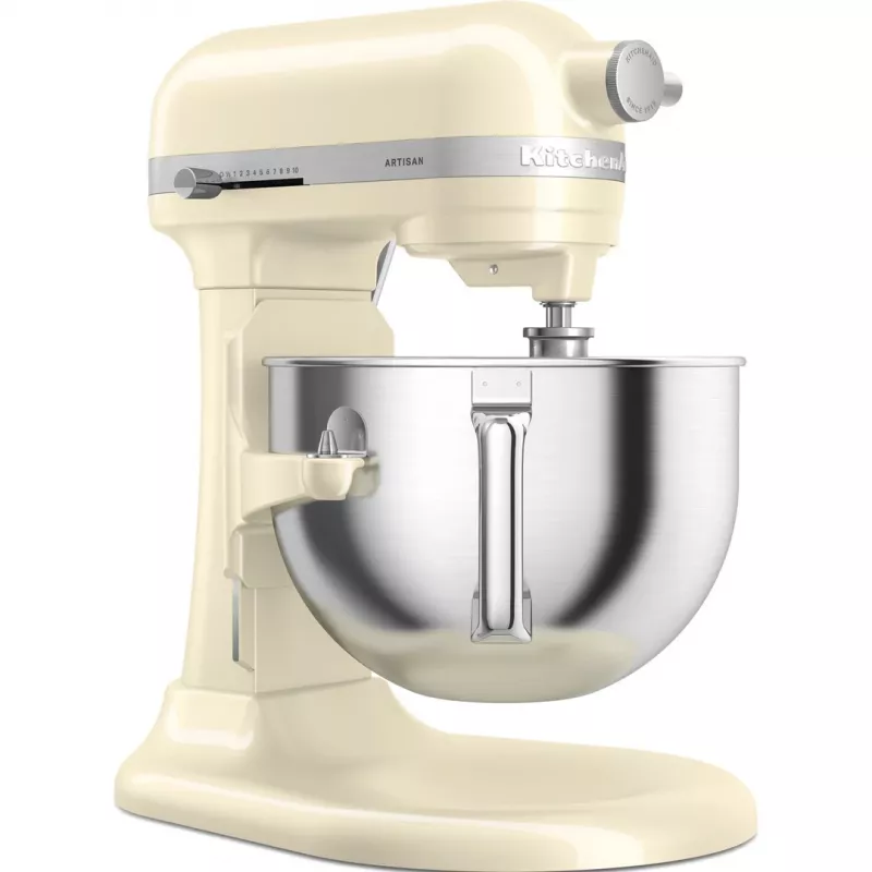 KitchenAid 5KSM60SPXEAC Robot de cozinha 375 W Creme, Cinzento, Aço inoxidável