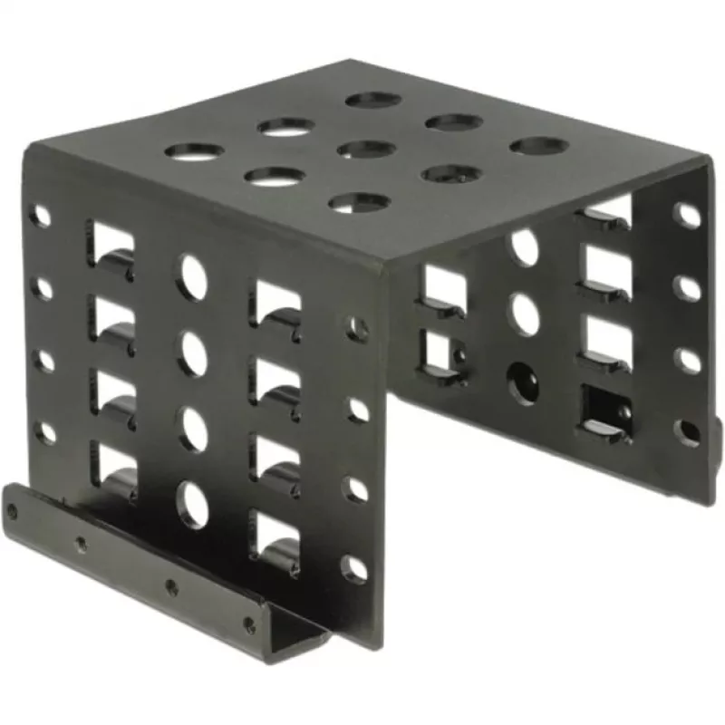 DeLOCK 18271 moldura de montagem 4 x unidades de 2,5 polegadas em baia de 3,5 polegadas