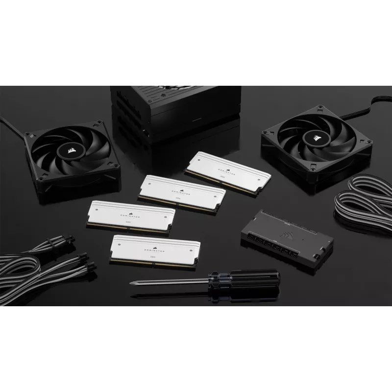 Corsair DIMM 32 GB DDR5-6000 2x 16 Dual-Kit branco CMP32GX5M2B6000C30W Dominator - 32 GB - DDR5