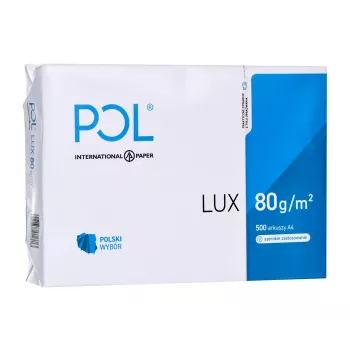 Papel de cópia escritório POLLUX (A4; 80 g/m²; 500 folhas; branco, mate)