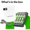 Carregador de bateria GP B441 para baterias NiMH AA e AAA