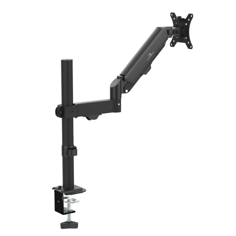 Suporte para monitor MACLEAN MC-135 com mola a gás para ecrãs de 17 a 32 polegadas, carga 2–10 kg, preto