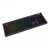 Teclado gaming mecânico MSI Strike Pro W Silent layout US iluminação RGB, com fios, interruptores táteis Silent