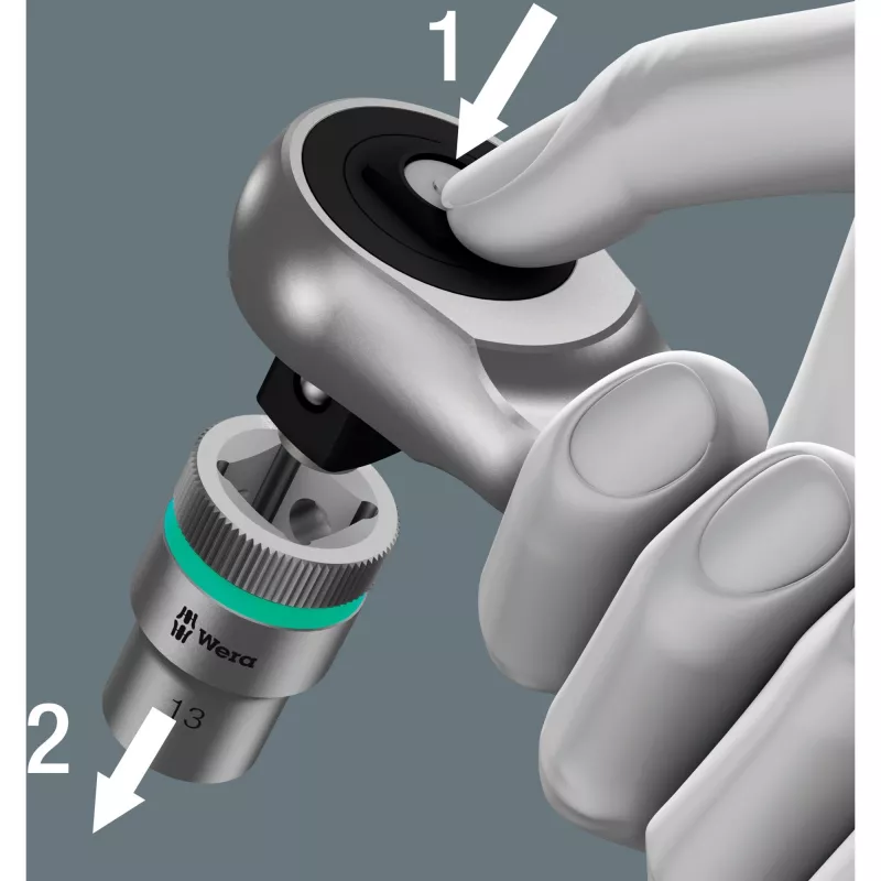 Conjunto de chaves de caixa Wera 8100 SA 10 28 peças