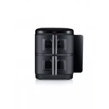 Fritadeira SEVERIN FR 2468 S-Fry Duo Stack 2-em-1 capacidade de cozedura, design de cesto duplo