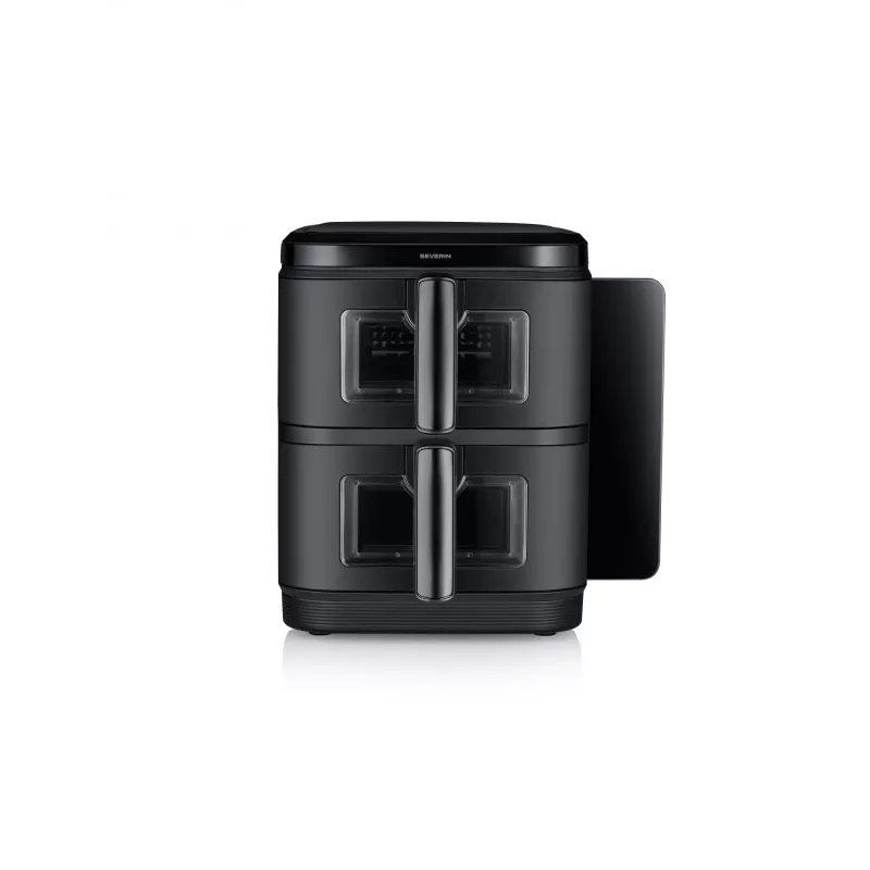 Fritadeira SEVERIN FR 2468 S-Fry Duo Stack 2-em-1 capacidade de cozedura, design de cesto duplo