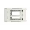 Armário rack de parede Extralink 6U 600x600 AZH cinzento montagem na parede, tipo basculante