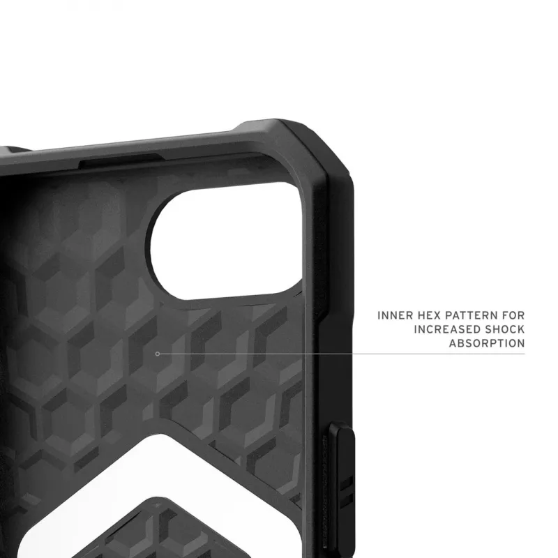 Urban Armor Gear 114496114040 Essential Armor MagSafe capa para telemóvel Apple iPhone 16e, preta