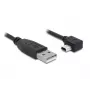 Cabo USB DeLOCK 82680 0,5 m USB A Mini-USB B preto