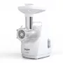 Picadora de carne elétrica SMAPP 490.8 — 2200 W, 1 velocidade, 3 discos perfurados (Ø 2,7–8 mm), branco