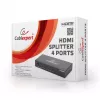 Gembird DSP-4PH4-02 divisor HDMI, 1x HDMI para 4x HDMI, HDMI 1.4, 225 MHz, 3D, aço, preto