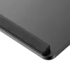 Suporte de teclado sob a secretária Maclean, carga máx. 5 kg, ajustável horizontal e verticalmente, preto, MC-108 B