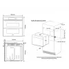 Forno elétrico de encastrar Samsung NV7B42251AK — classe de eficiência energética A+