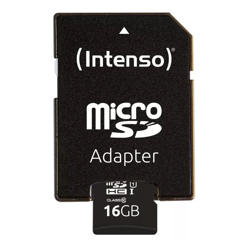 Intenso Performance - Cartão de memória (microSDHC/adaptador SD incluído) - 16 GB - UHS-I U1 / Classe 10 - microSDHC UHS-I
