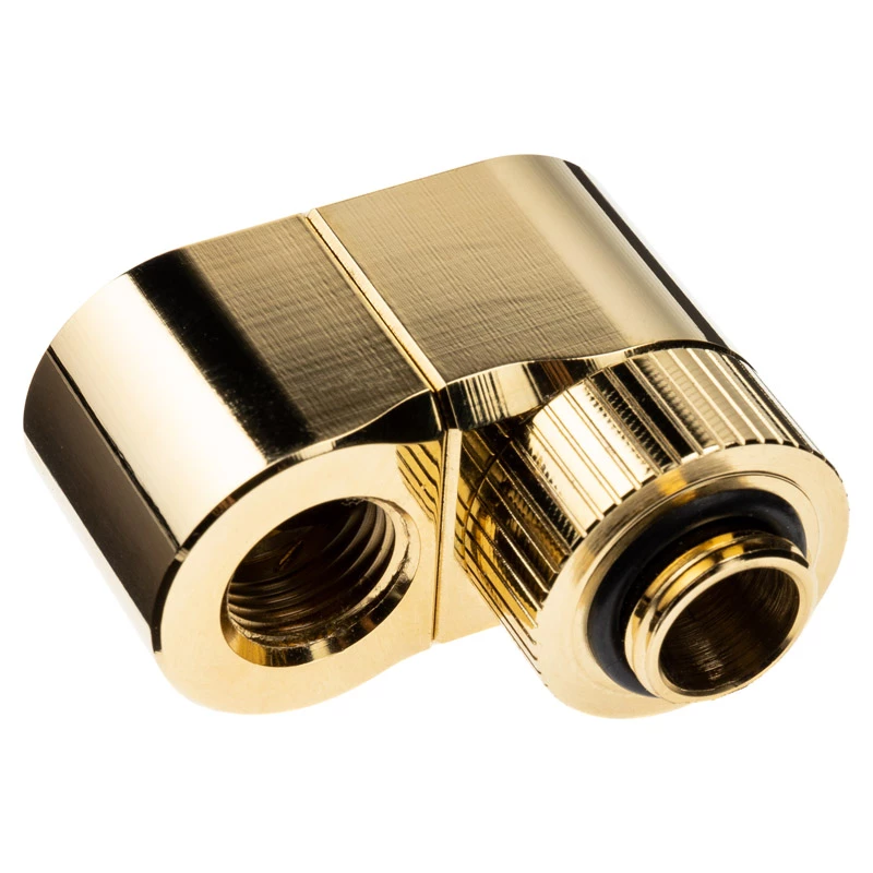 Fitting EK Water Blocks latão dourado 33 mm