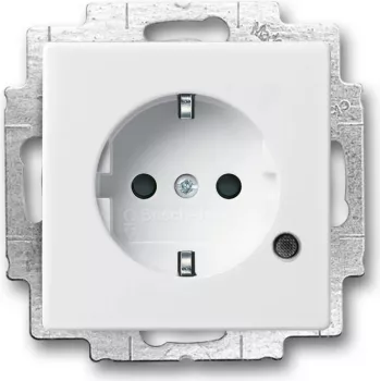 BUSCH JAEGER 2013-0-5286 - CEE 7/3 - 2P+E - branco - 250 V - 16 A - 71 mm