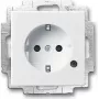 BUSCH JAEGER 2013-0-5286 - CEE 7/3 - 2P+E - branco - 250 V - 16 A - 71 mm