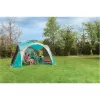 Event Dome Shelter XL, 4,5 x 4,5m, pavilhão azul-claro/cinzento