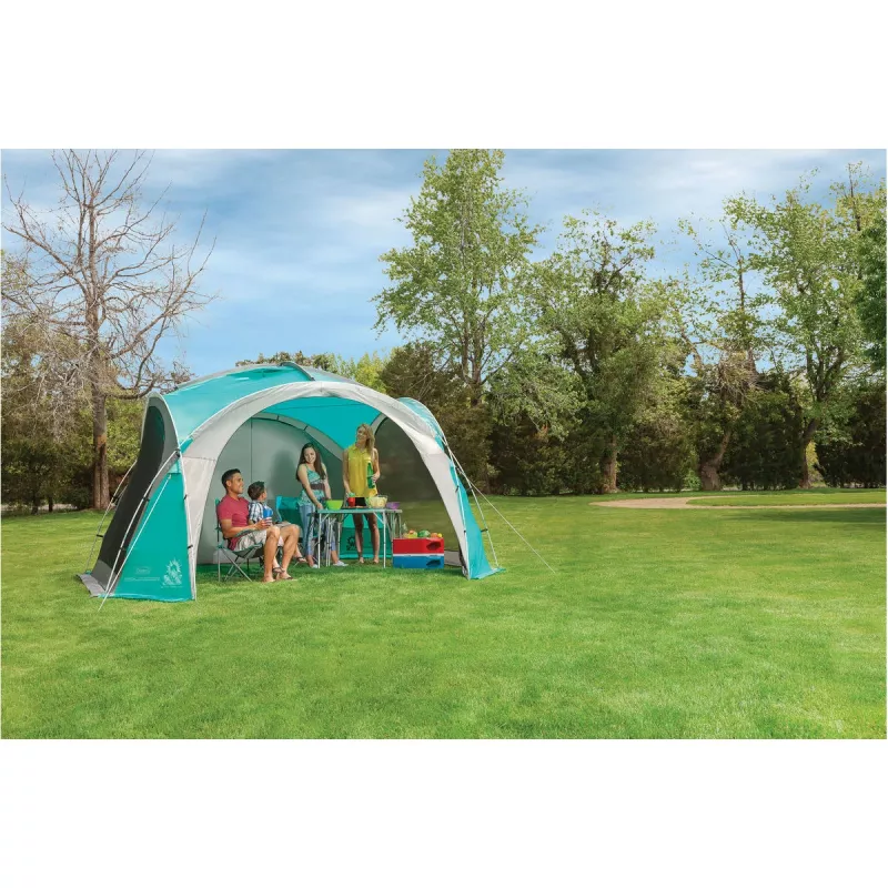 Event Dome Shelter XL, 4,5 x 4,5m, pavilhão azul-claro/cinzento