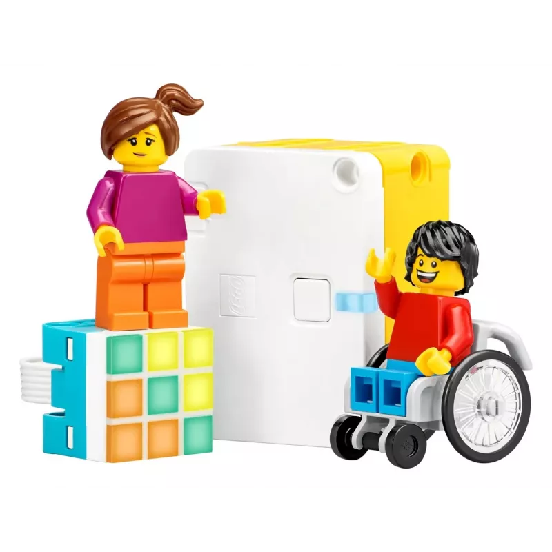 LEGO Education SPIKE Essential Set A+ 45345 – conjunto de robótica educativa e programação, 449 elementos, a partir dos 6 anos