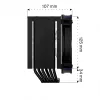 Cooler de CPU Endorfa Fortis 5 preto