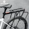 Rockbros 33210004001 bagageiro de bicicleta preto com prateleira