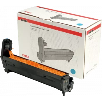 OKI 42126607 - Unidade de tambor ciano - para C5100, 5100n, 5200, 5200n, 5200ne, 5300, 5300dn, 5300n, 5300nccs, 5400, 5400dn, 5400n