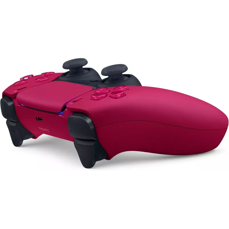 Comando Sony DualSense v3 vermelho — Bluetooth/USB, USB-C, bateria integrada, PS5, 160×106×66 mm