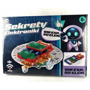Kit de eletrónica educativa Dromader Zestaw Sekrety elektroniki - kit de veículo inteligente