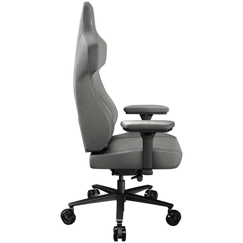 Cadeira gaming universal ThunderX3 CORE Loft assento acolchoado cinzento