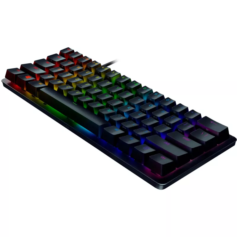 Razer Huntsman Mini interruptor ótico Clicky roxo teclado