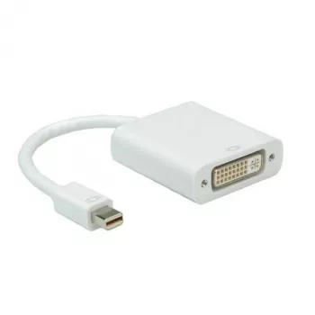Adaptador ROLINE Mini DisplayPort-DVI, Mini DP macho - DVI fêmea (12.03.3128)