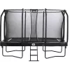 Trampolim Salta First Class retangular 214 x 366 cm, equipamento de fitness, preto