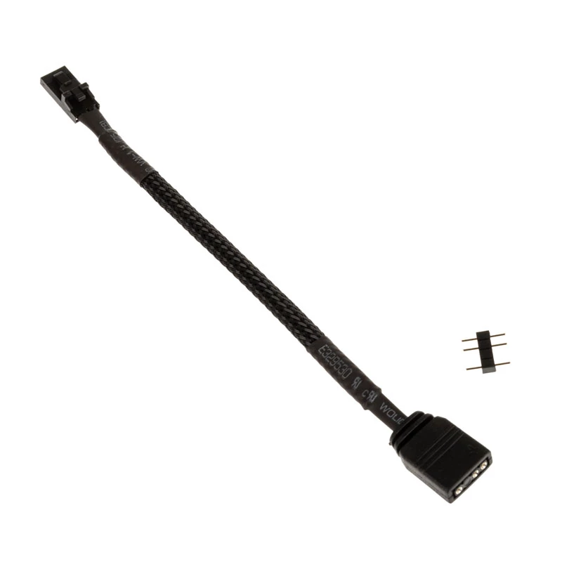 Cabo adaptador ARGB 3-Pin Kolink L1-3ADP1-15 – 15 cm, conversor ARGB 3-Pin