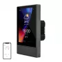 Painel de controlo inteligente Wi-Fi de parede Sonoff NSPanel preto 120 mm