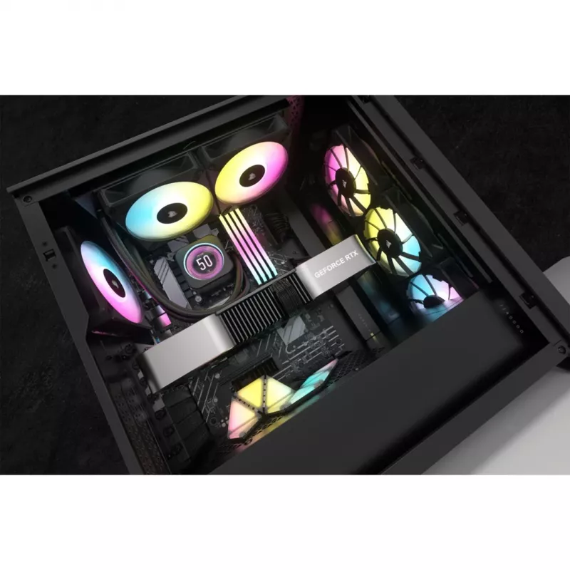 Sistema de refrigeração para computador Corsair CW-9060074-WW refrigerador líquido all-in-one para processador 12 cm preto 1 unid.