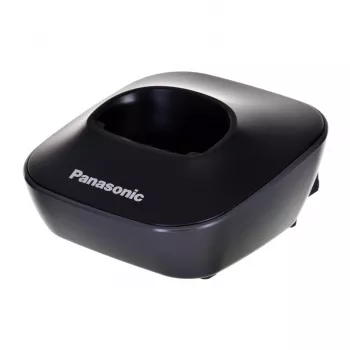 Telefone DECT Panasonic KX-TG1611, preto, 1,9 GHz, ecrã de 1,25 polegadas, até 15 h de conversação, agenda com 50 contactos