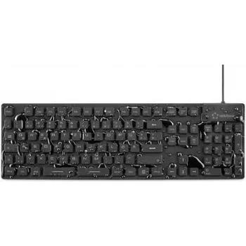 Renkforce RF-3561816 teclado USB + PS/2 QWERTZ alemão preto (RF-3561816)