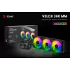 Arrefecedor líquido para CPU SAVIO VELOX 360 mm com ARGB