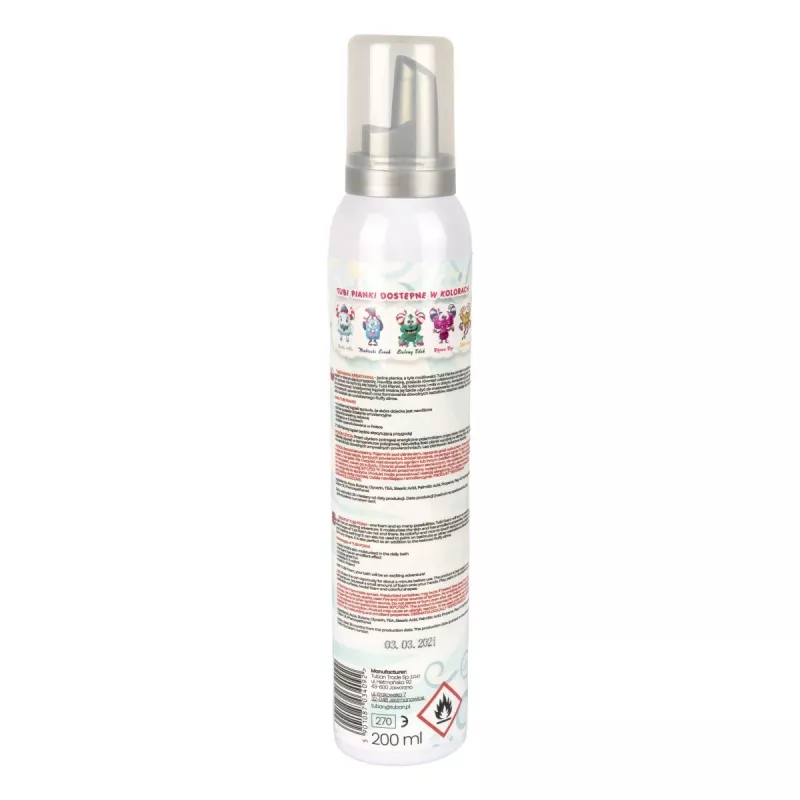 Brinquedo espuma de banho Tuban TUBI FOAM WHITE 200 ml