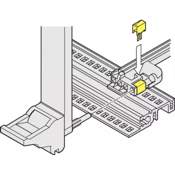 SCHROFF ESD CLIP IEEE (50PCS/KIT) - Acessórios para rack (24560256)