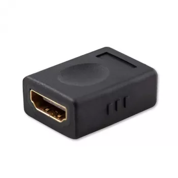 Adaptador HDMI SAVIO CL-111 — HDMI Type-A, fêmea-fêmea, preto
