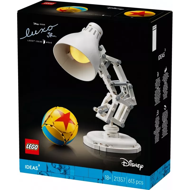 Brinquedo de construção LEGO Ideas Modelo 21357 — Luxo Jr., 613 peças, 290×140×110 mm