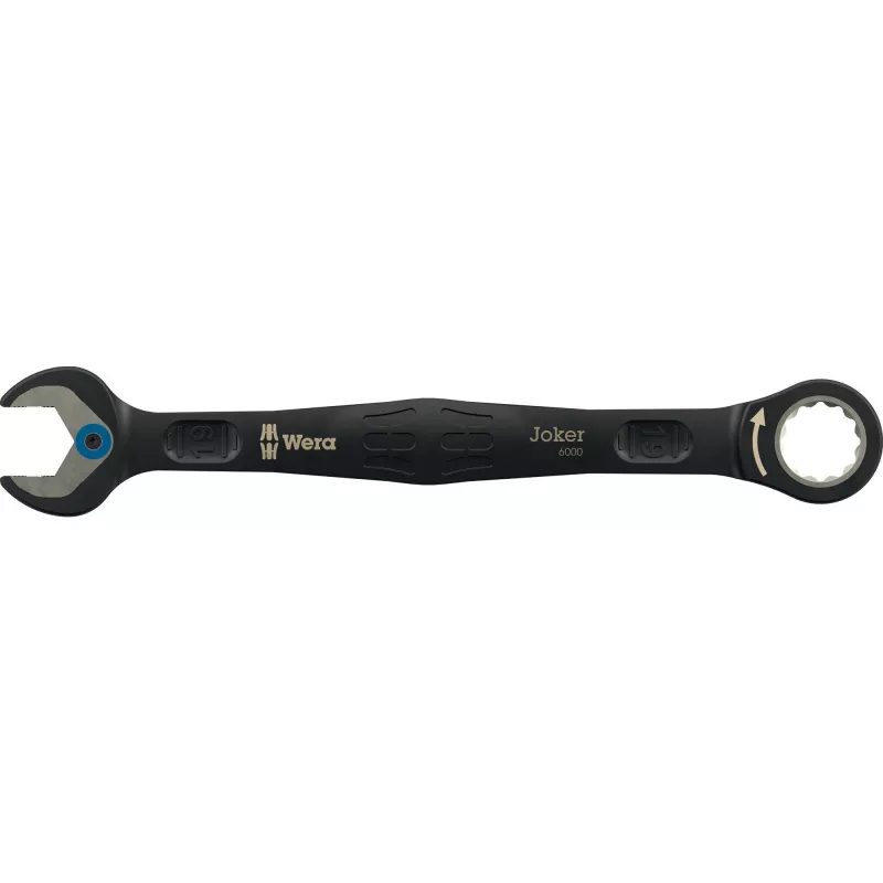Wera 6000 Joker Black Edition conjunto de chaves combinadas de roquete, 11 unid.