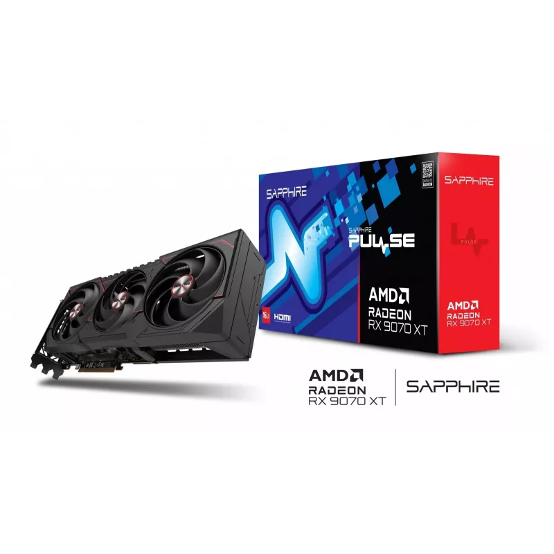 SAPPHIRE PULSE Radeon RX 9070 XT 16GB GDDR6 placa gráfica