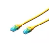 Digitus DK-1512-020/Y Cabo de rede patch Amarelo