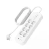 SurgePlus 8x tomada Schuko 1xUSB-A 1xUSB-C 900J 2 m
